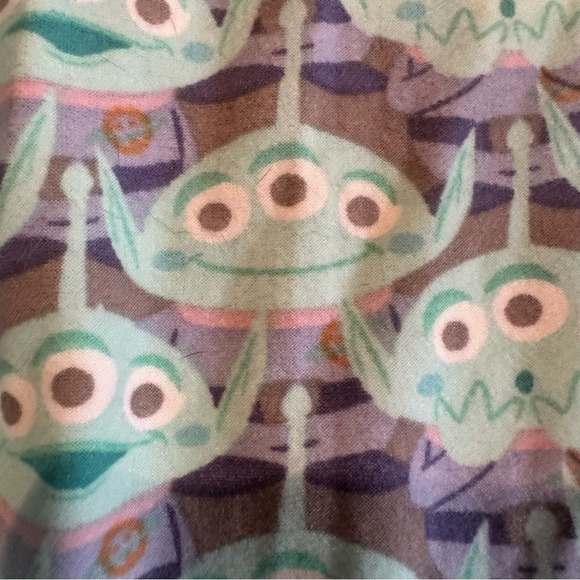 Lularoe, Disney Toy Story alien leggings, light blue OS NWOT - Picture 3 of 4